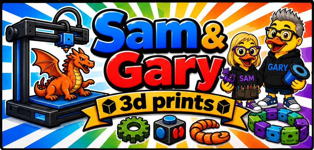 Sam & Gary 3D Prints