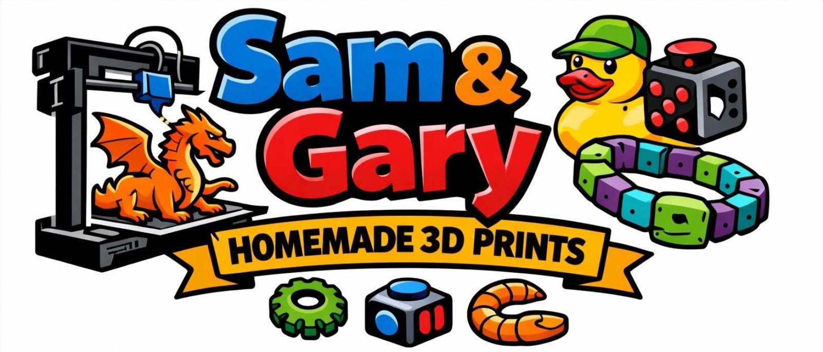 Sam & Gary Homemade 3D Prints